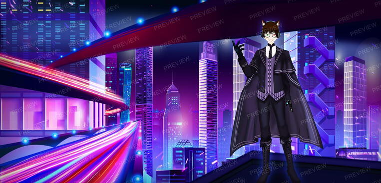 GLITCHER CITY BANNER