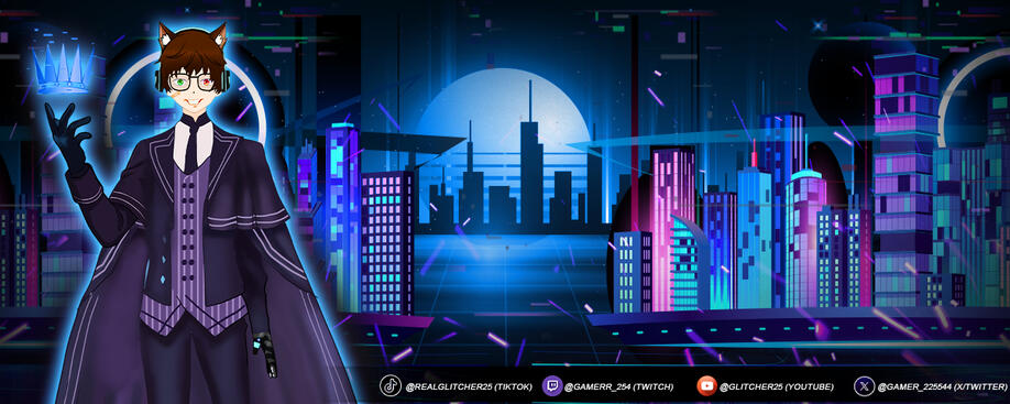 GLITCHER BANNER